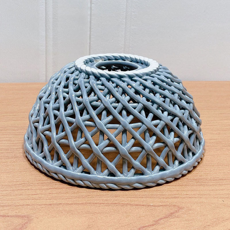 Valentina Moderno LED Lámpara Colgante Metal Blanco Azul Dormitorio/Cocina