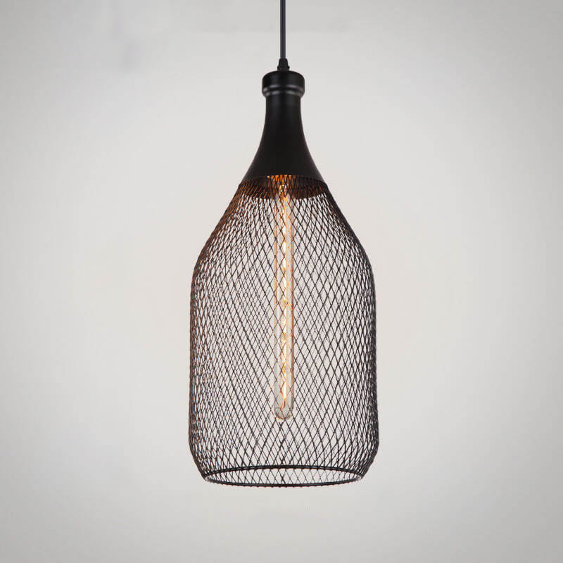 Arisha Diseñador Lámpara Colgante Metal Negro Salón/Dormitorio