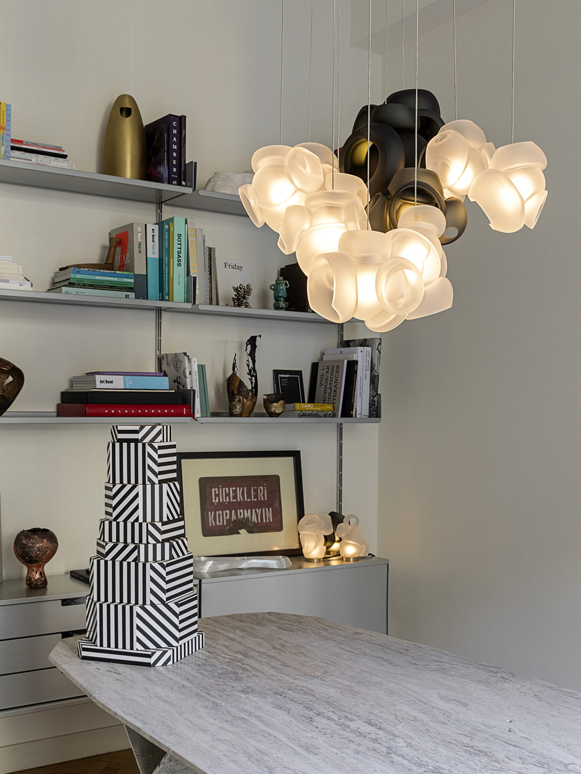 Ushaor Individual Creativity Glass Pendant Light - Lamp Copper