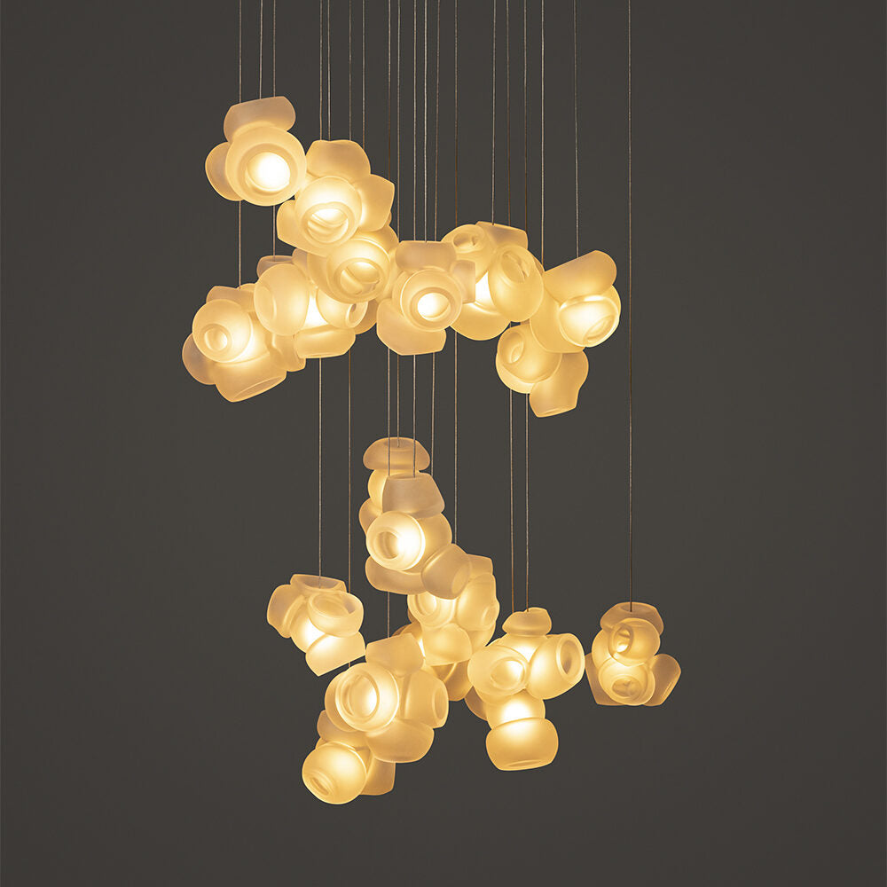 Ushaor Individual Creativity Glass Pendant Light - Lamp Copper