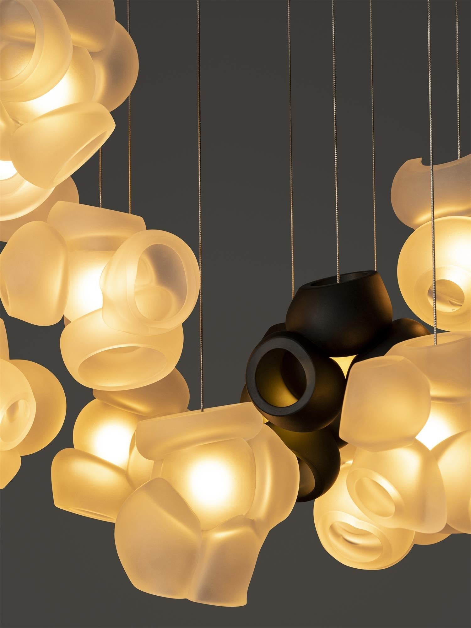 Ushaor Individual Creativity Glass Pendant Light - Lamp Copper