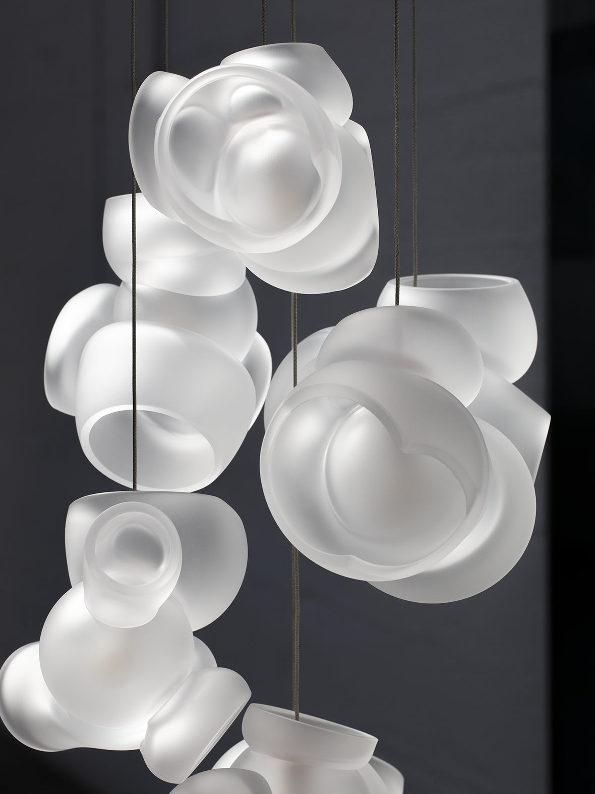 Ushaor Individual Creativity Glass Pendant Light - Lamp Copper