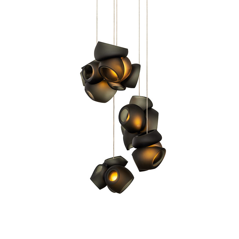 Ushaor Individual Creativity Glass Pendant Light - Lamp Copper