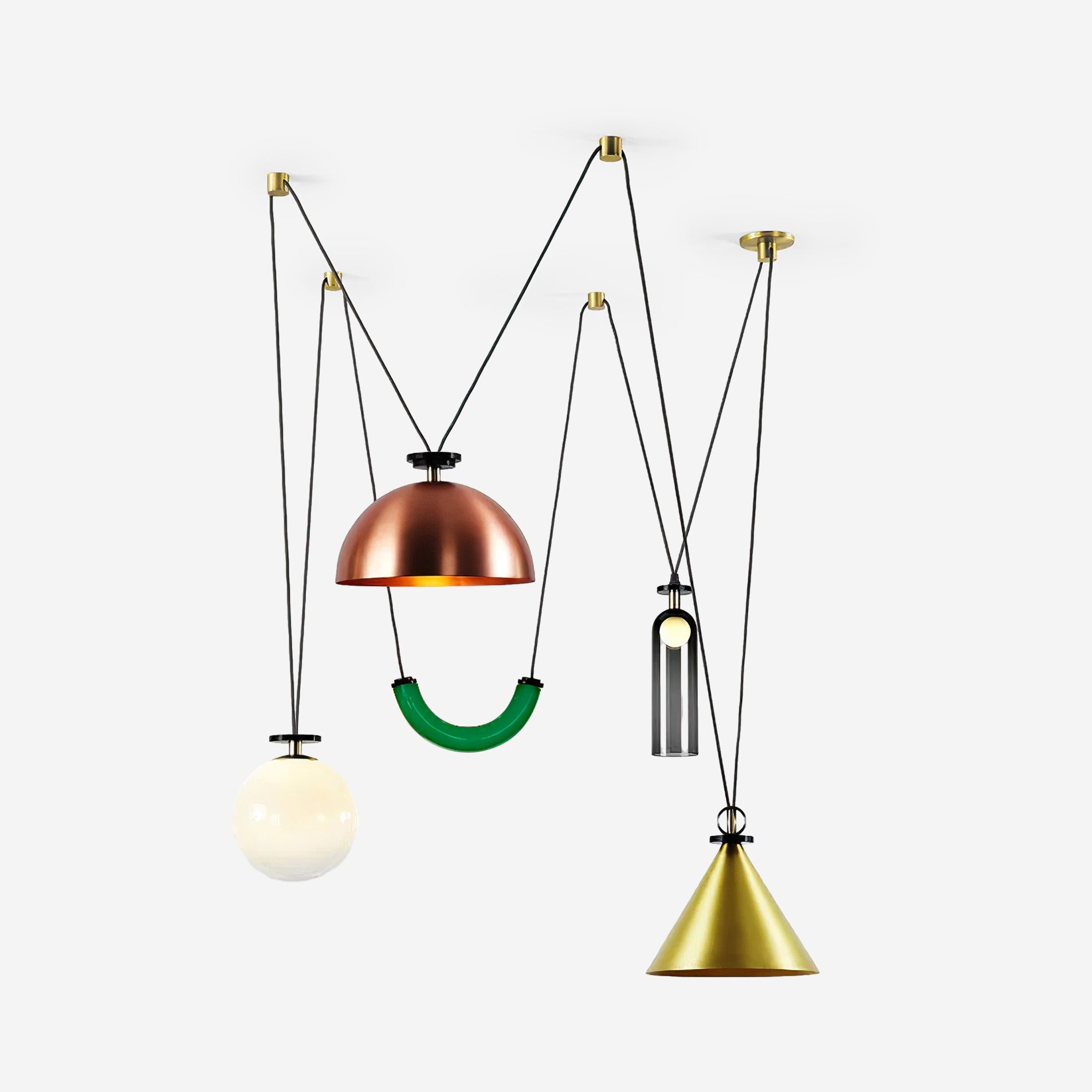 Geometric Shape Art Modern Chandelier - Letslighting