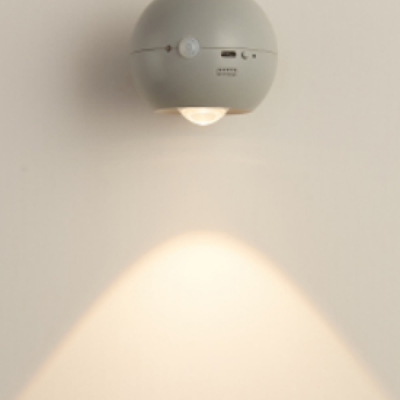 Modern Minimalita Bola Aplique de Pared Marrón/Gris/Naranja