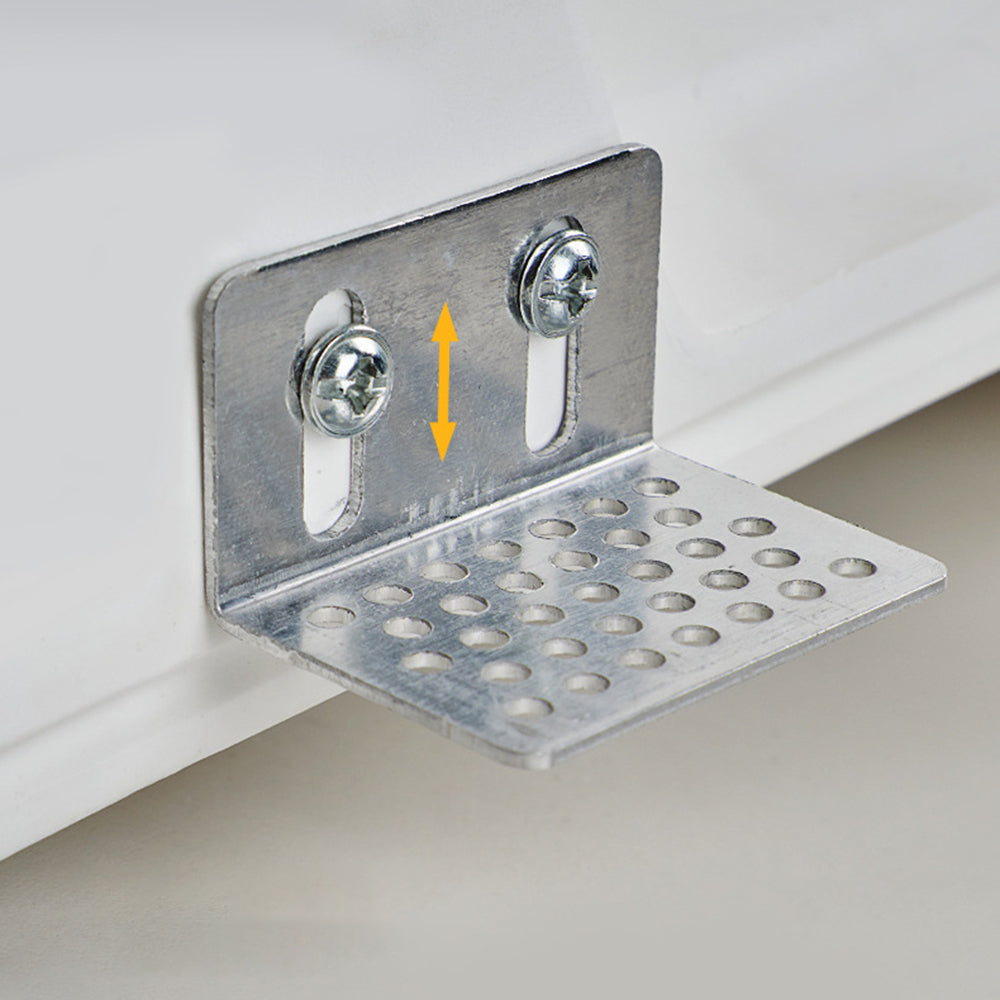 Aria Moderno Empotrable Metal/Yeso LED Aplique de Pared Blanco