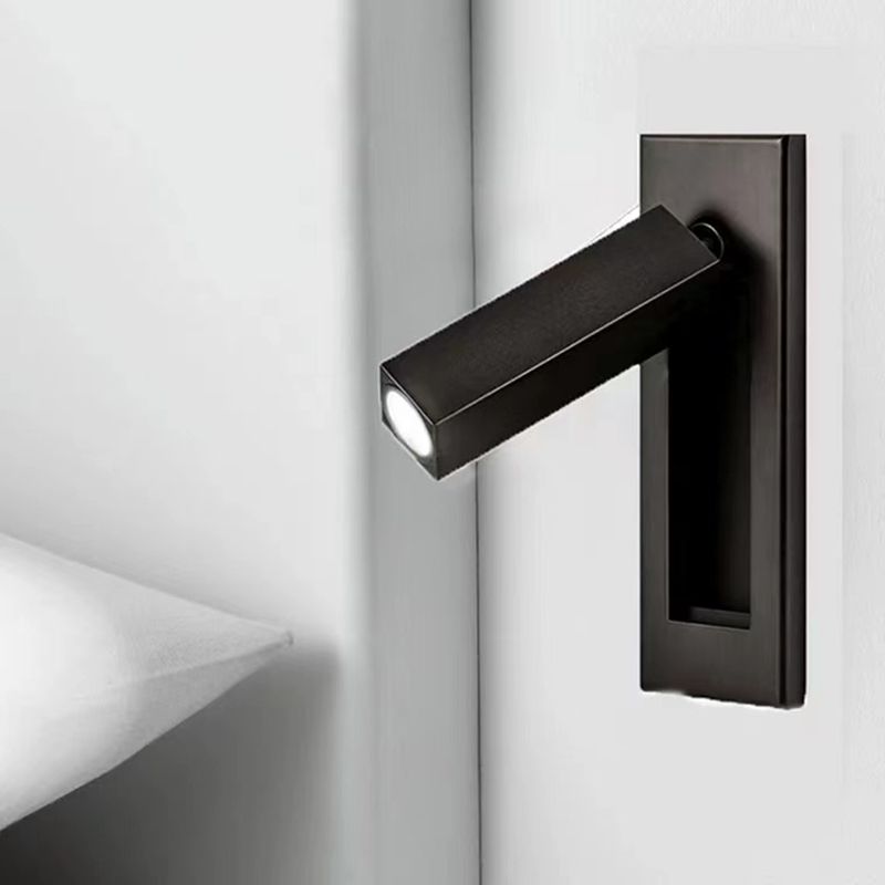 Ray Moderno LED Linterna de Pared Negro/Plata/Oro/Níquel Salón/Dormitorio Metal 15CM Largo