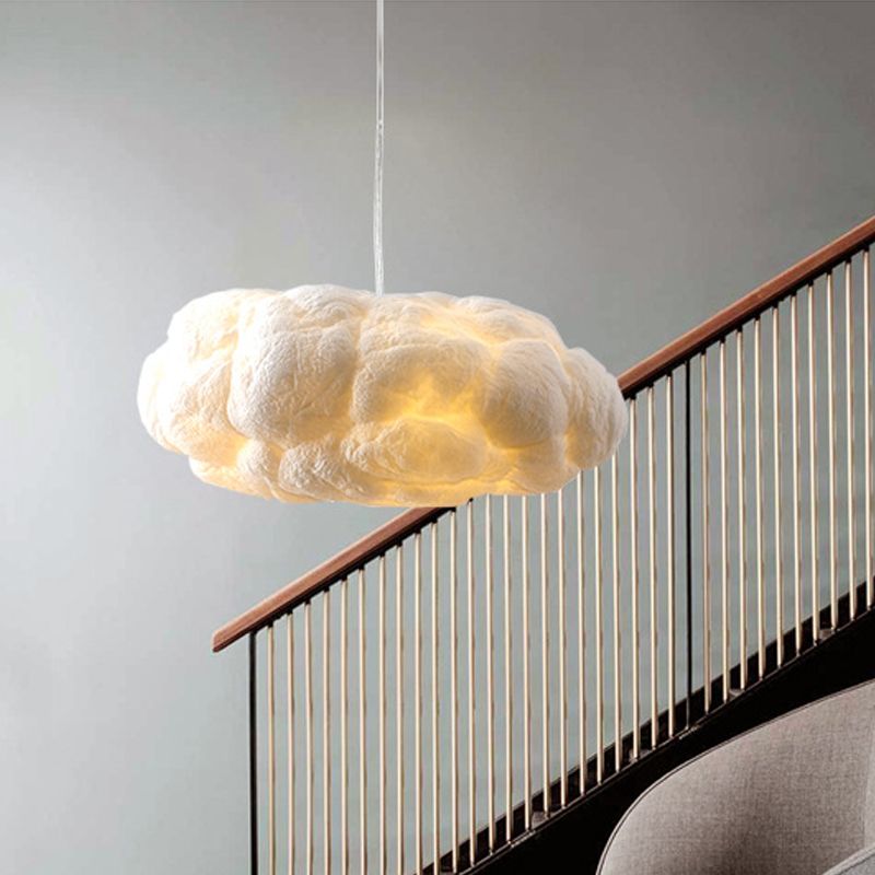 Arisha Moderna Diseño Nube Lámpara Colgante Blanca
