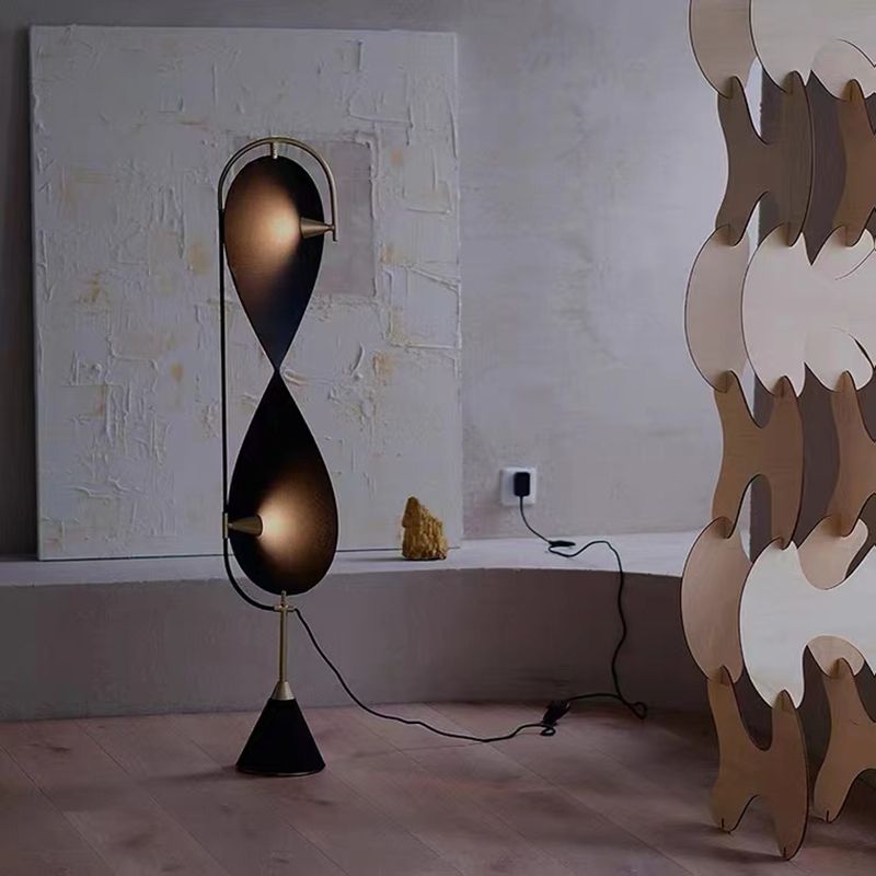 Mira Moderno Minimalista Geométrico Metal Suelo Lámpara