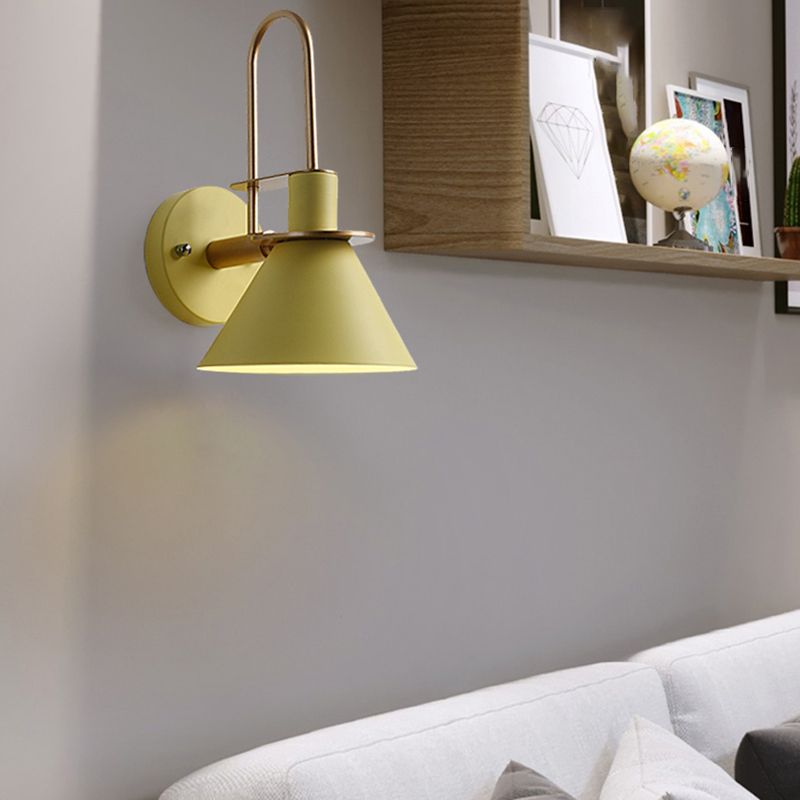 Valentina Vintage Lámpara de Pared de Metal en Forma de Cuerno Salón/Adormitorio/Baño