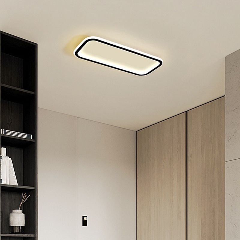 Arisha Lámpara de Techo Minimalista Metal Negro Baño