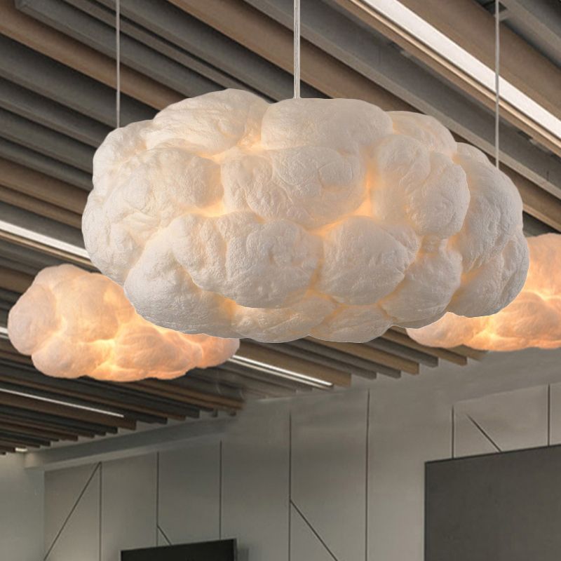 Arisha Moderna Diseño Nube Lámpara Colgante Blanca