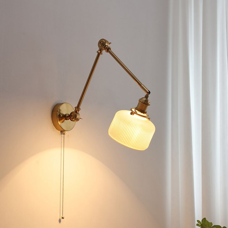 Arisha Lámpara de Pared Moderna Tipo Tambor Ajustable