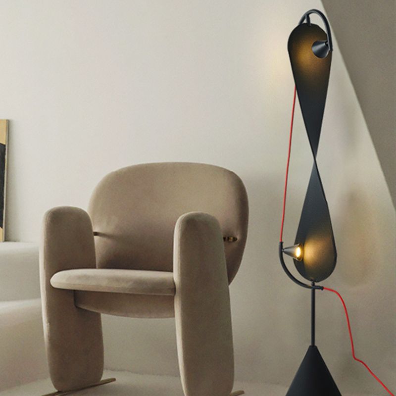Mira Moderno Minimalista Geométrico Metal Suelo Lámpara