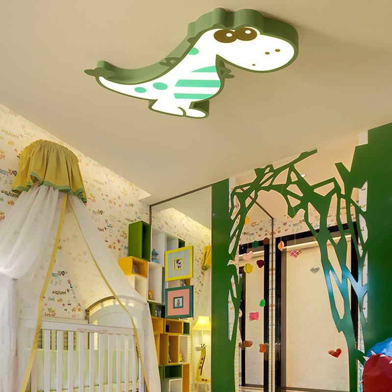 Arisha Lámpara de Techo de Acrílico para Niños Verde/Rosa