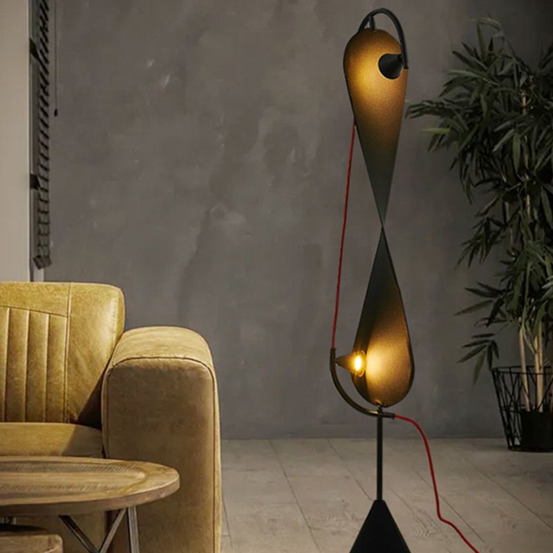 Mira Moderno Minimalista Geométrico Metal Suelo Lámpara