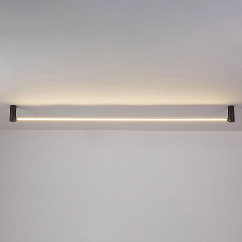 Arisha Moderna Minimalista Lineal Metal Lámpara Colgante Negro