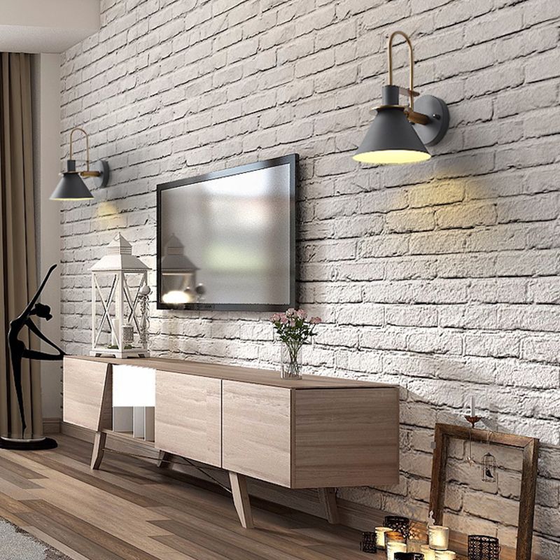 Valentina Vintage Lámpara de Pared de Metal en Forma de Cuerno Salón/Adormitorio/Baño