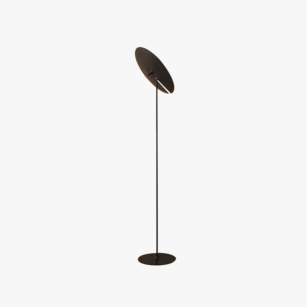 Mira Minimalista Moderna Metal/Aluminio Lámpara de Pie/Mesa Negra