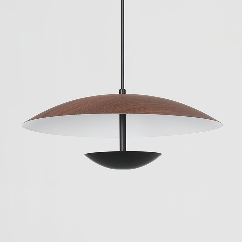 Arisha Moderna Minimalista Metal Lámpara Colgante Madera/Marrón