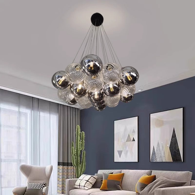 Valentina Moderna Lámpara Colgante Metal/Vidrio Salón/ Comedor