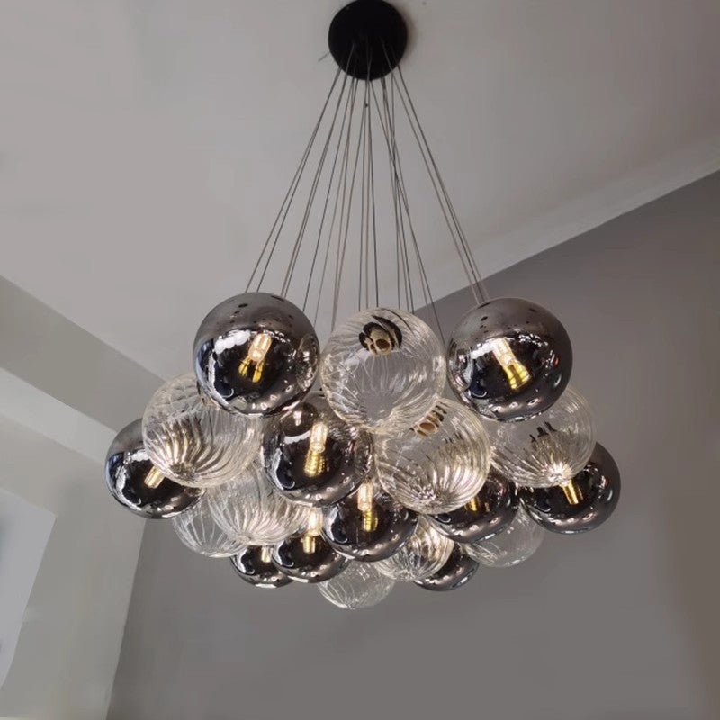 Valentina Moderna Lámpara Colgante Metal/Vidrio Salón/ Comedor