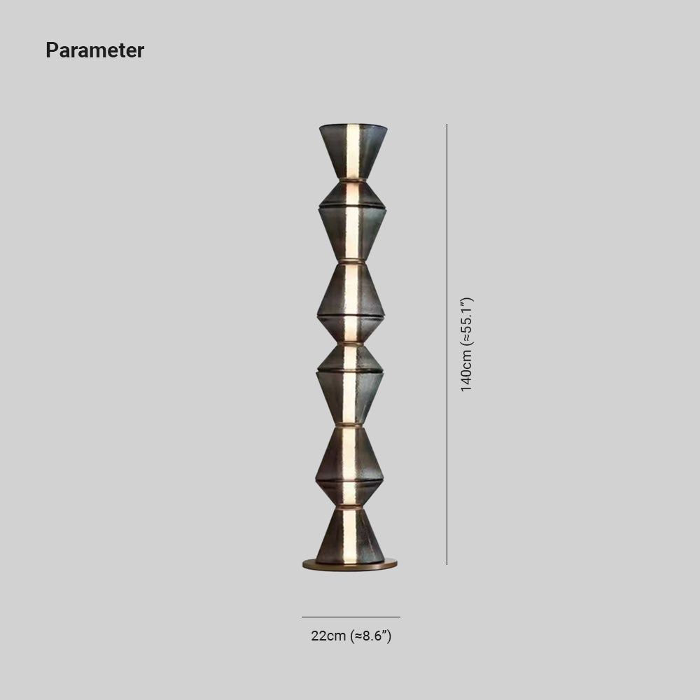 Mira Moderna Metal/Vidrio Diseño Lámpara Colgante/Lámpara de Pie/Mesa Negra