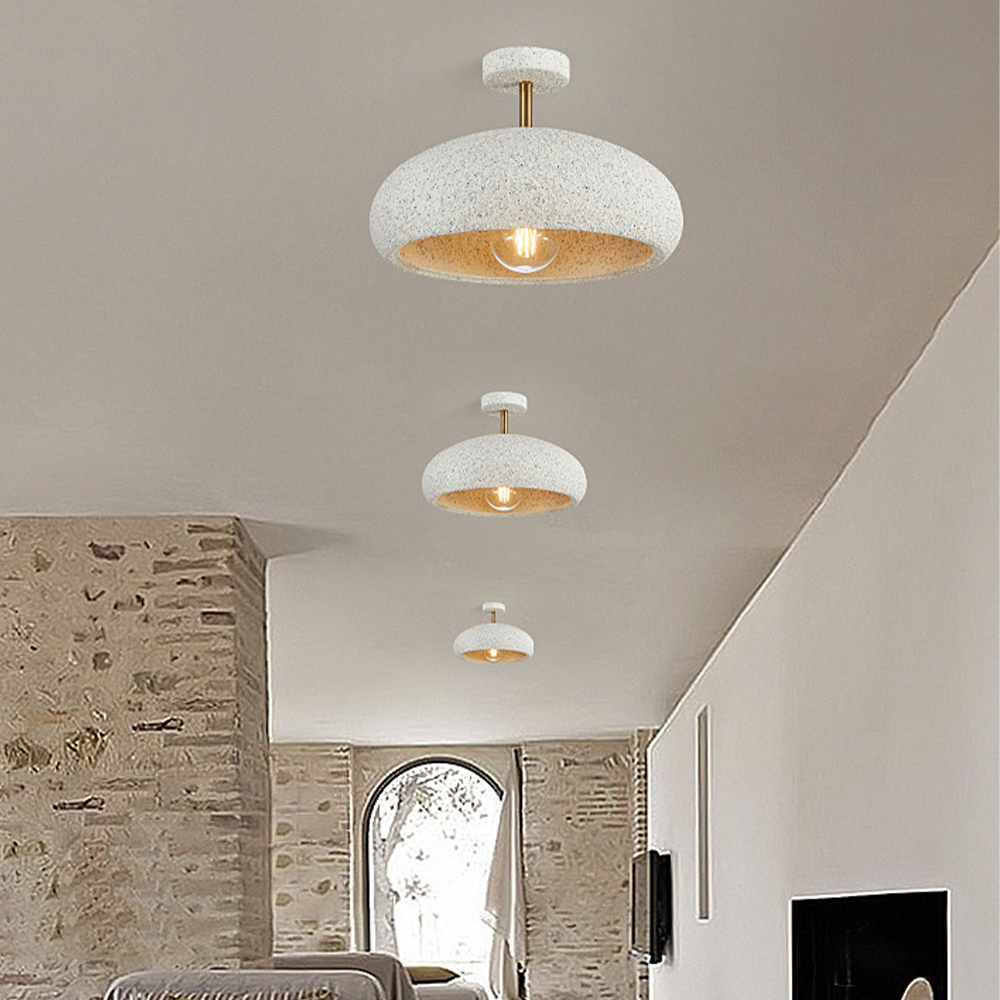 Avi Nórdico Plafón Lámpara de Techo Resina Dormitorio Comedor
