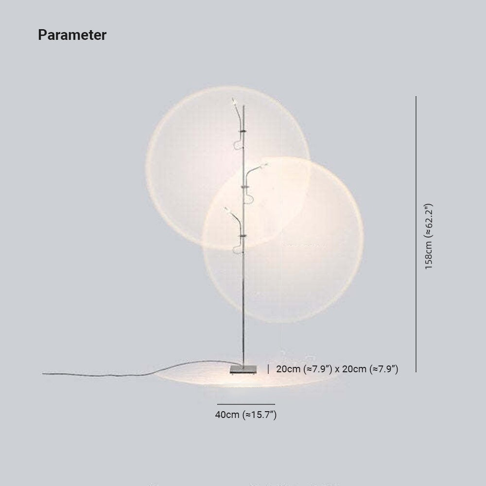 Mira Minimalista Moderna Lineal Metal LED Lámpara de Pie Negra