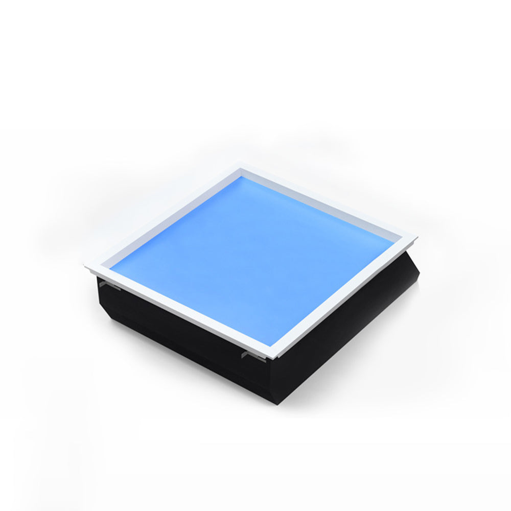 Arisha Moderna Cuadrada/Rectángular Metal LED Lámpara de Techo Azul