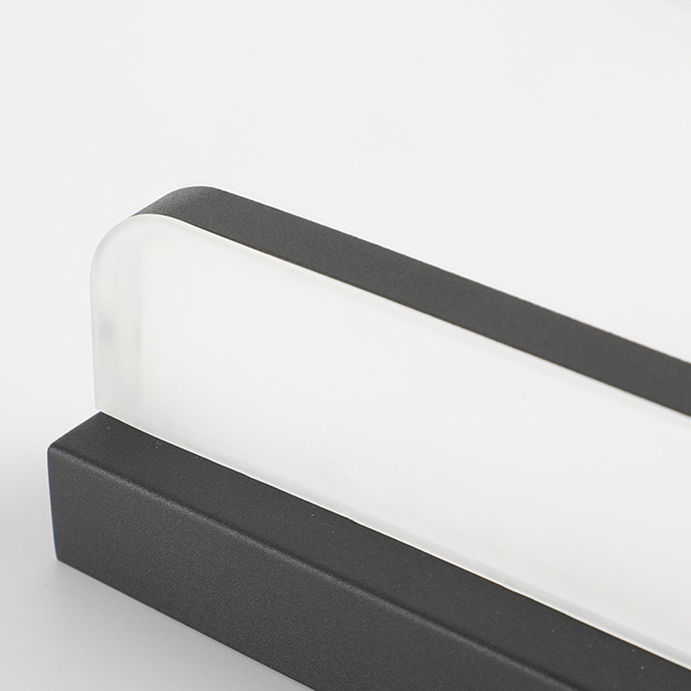 Arisha Moderna Rectangular Acrílico Aplique de Pared Cobre/Dorado