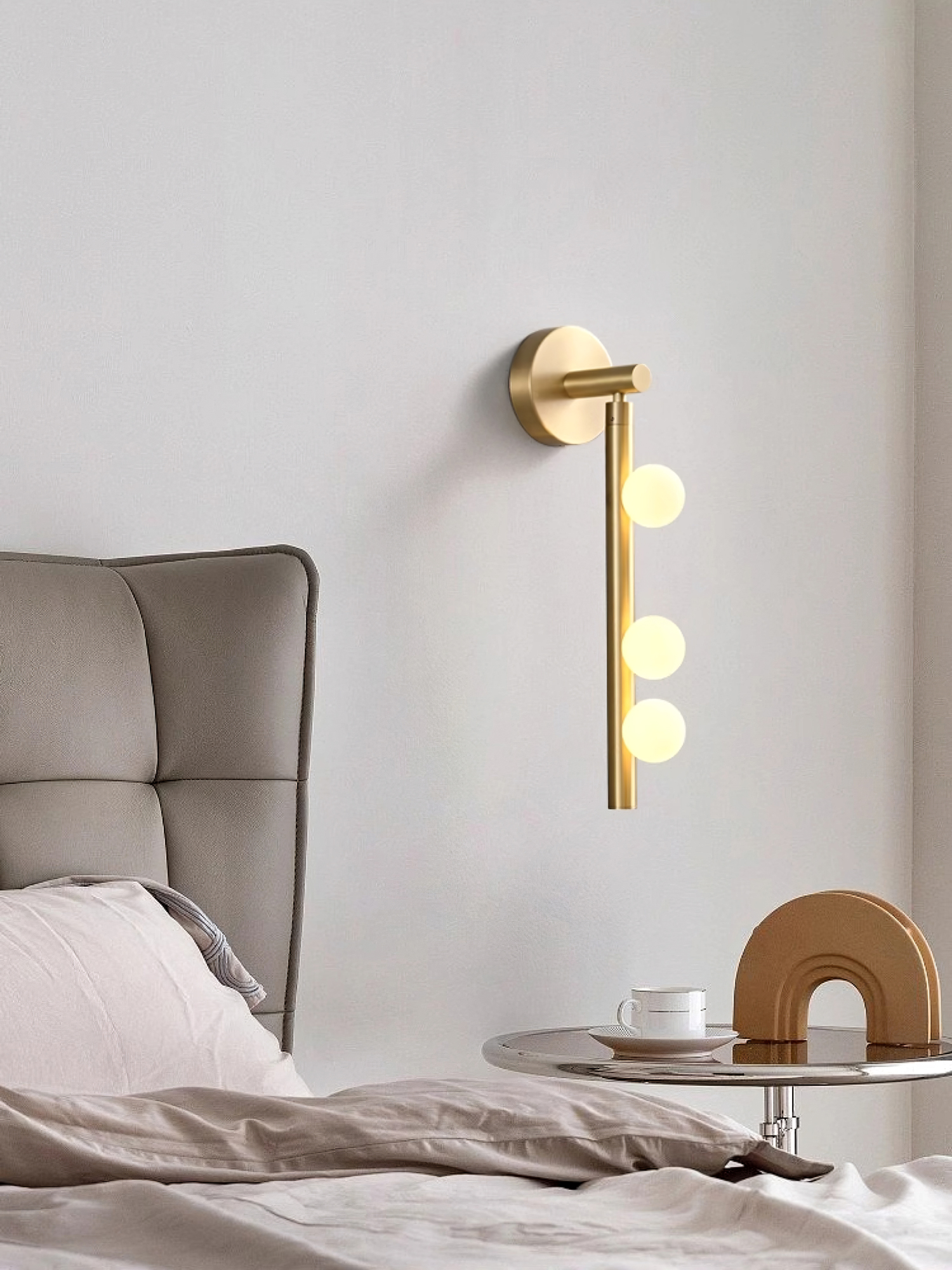 Brass Glass Tube Wall Lamp - Letslighting
