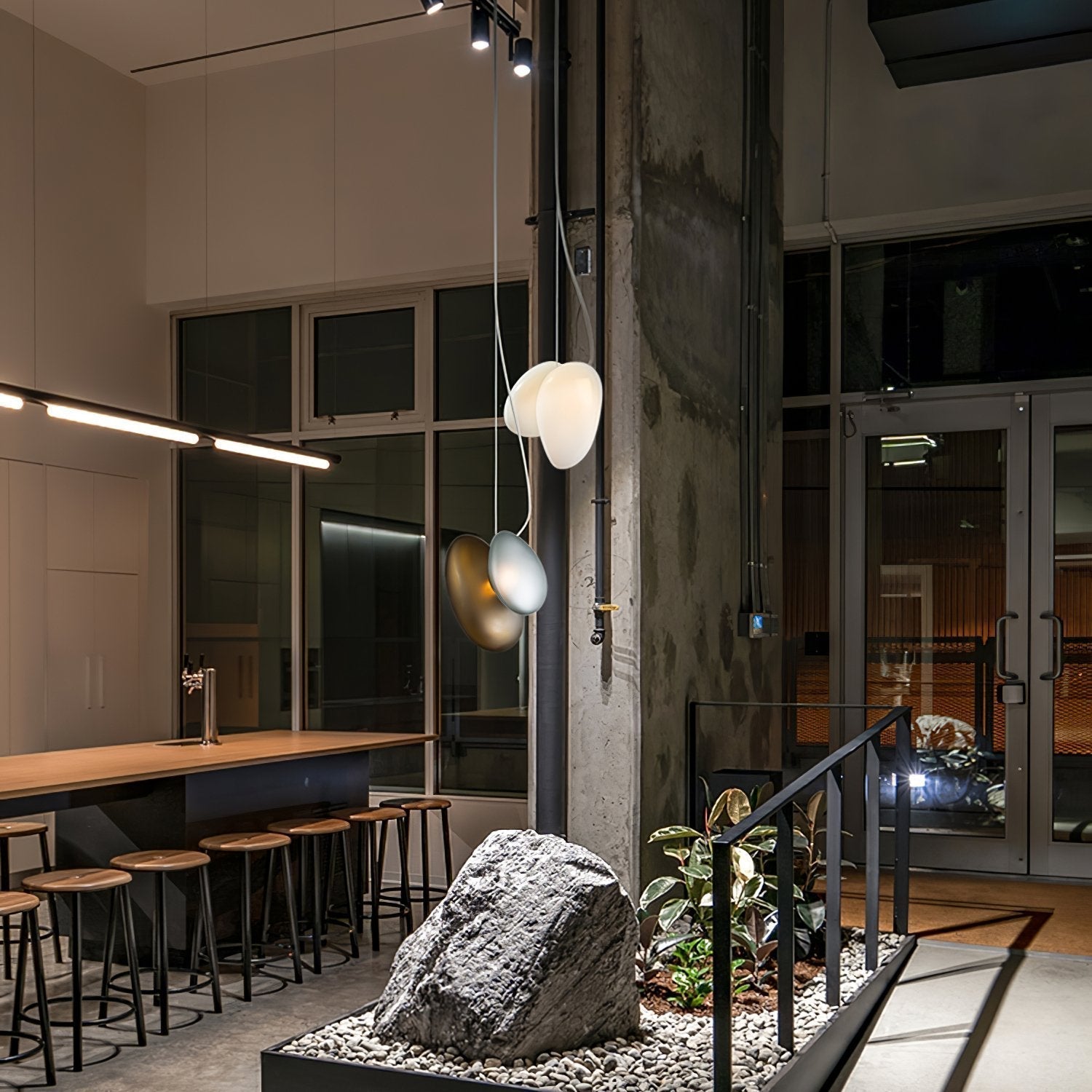 Translucent Frosted Glass Pendant Light - Letslighting