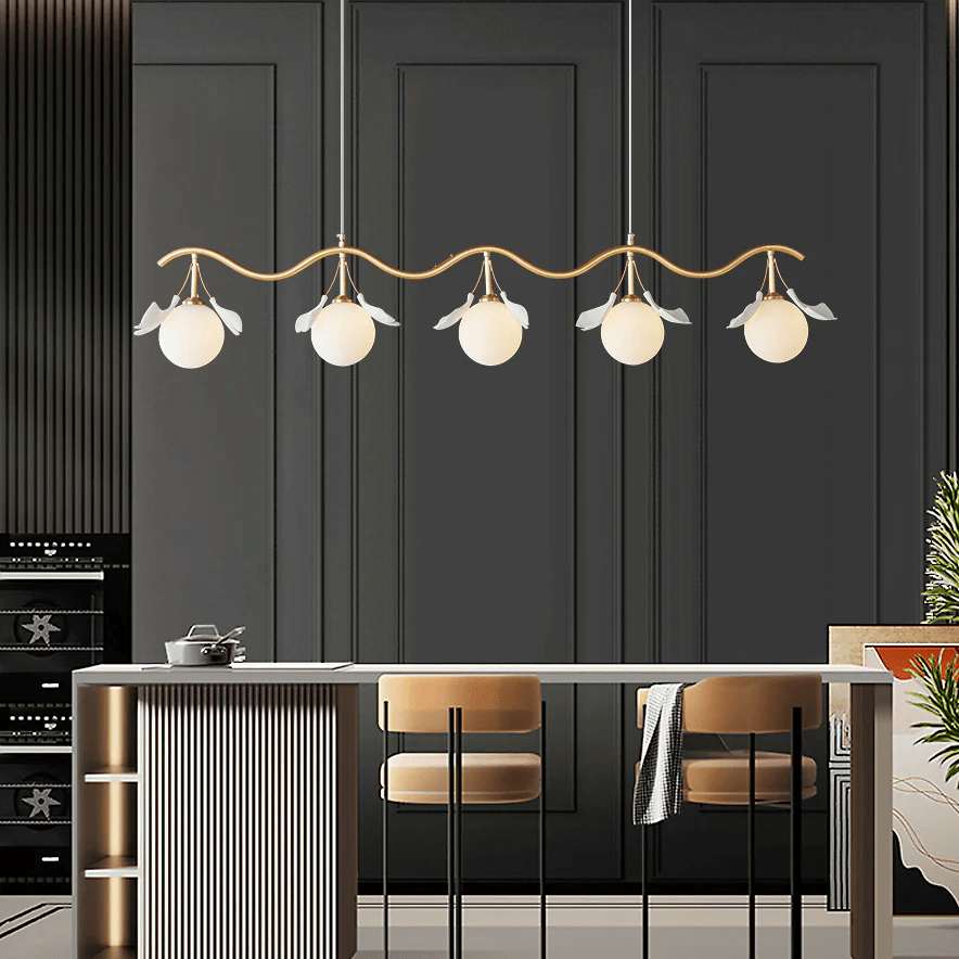 Evenielis Floral Brass Chandelier - Letslighting