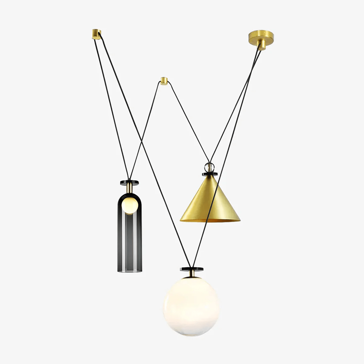 Geometric Shape Art Modern Chandelier - Letslighting