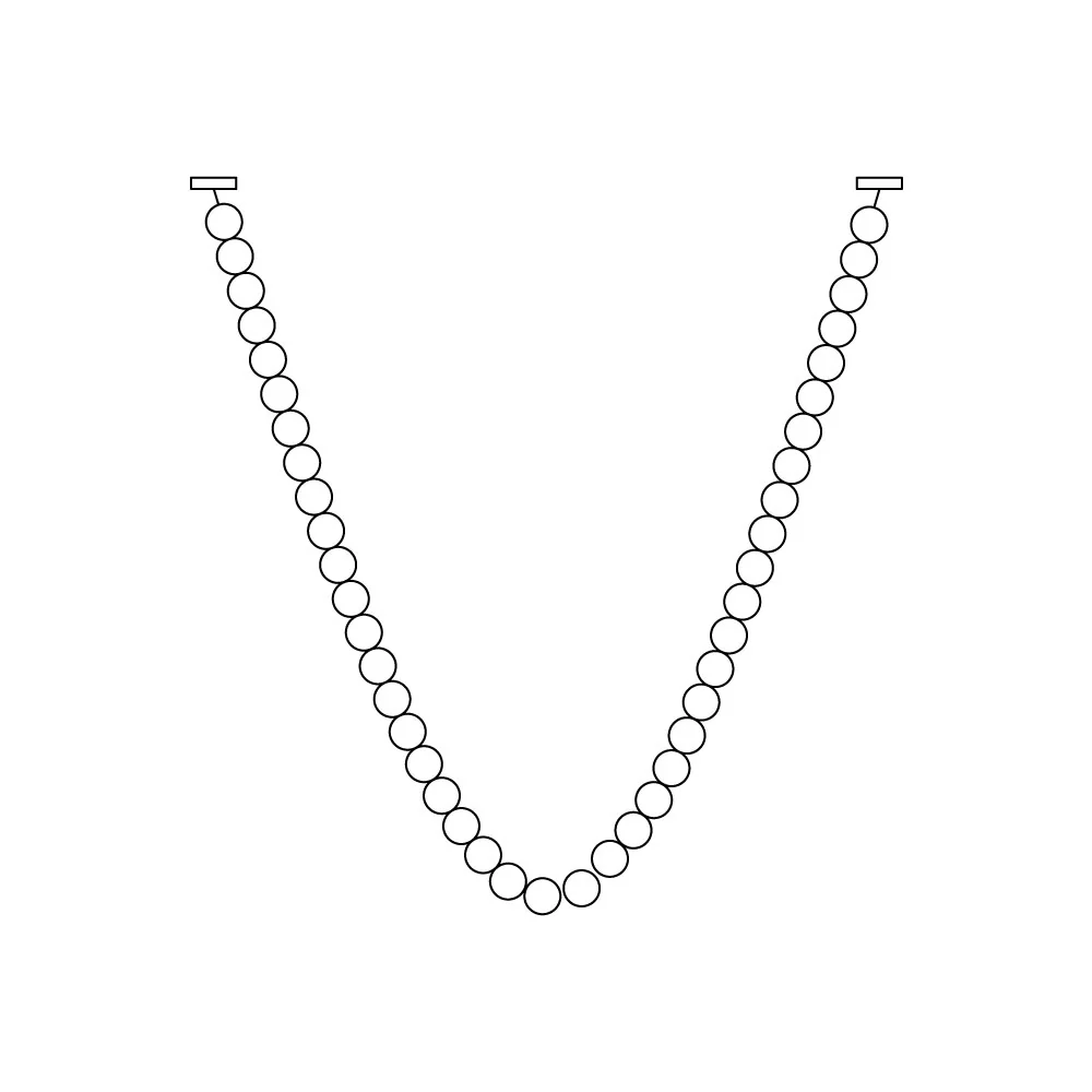 Pearl Glass Necklace Balls Chandelier - Letslighting