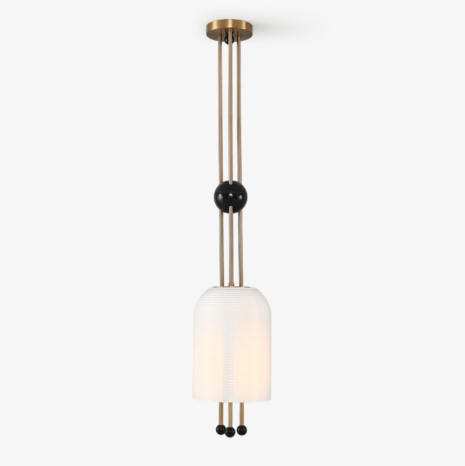 Voloraris Traditional Elegance Metal Glass Pendant Light - Letslighting
