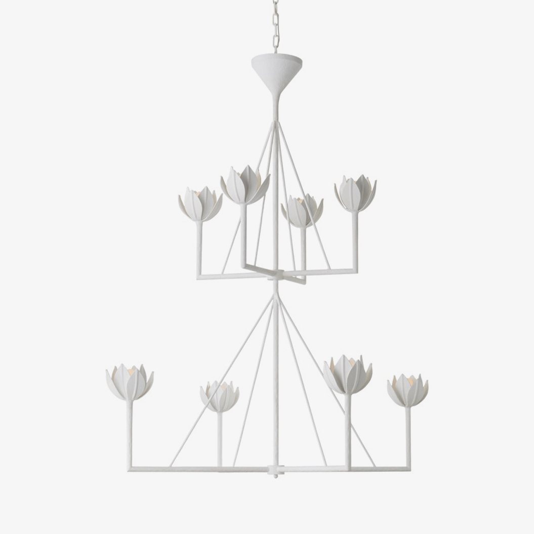 Ulmaris Floral Metal Chandelier - Letslighting