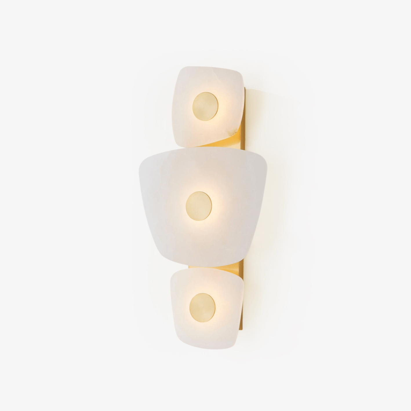 Vavenarae Asymmetric Alabaster Wall Light - Letslighting