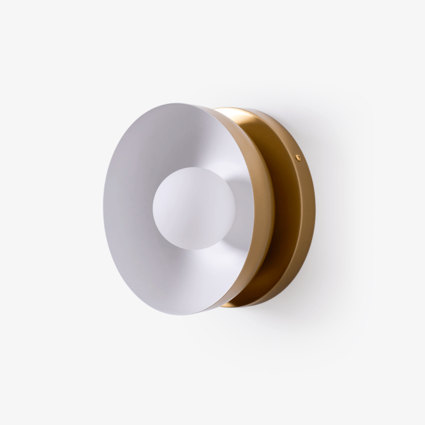 Vethaora Modern Minimalist Solar Eclipse Brass Glass Wall Light - Letslighting