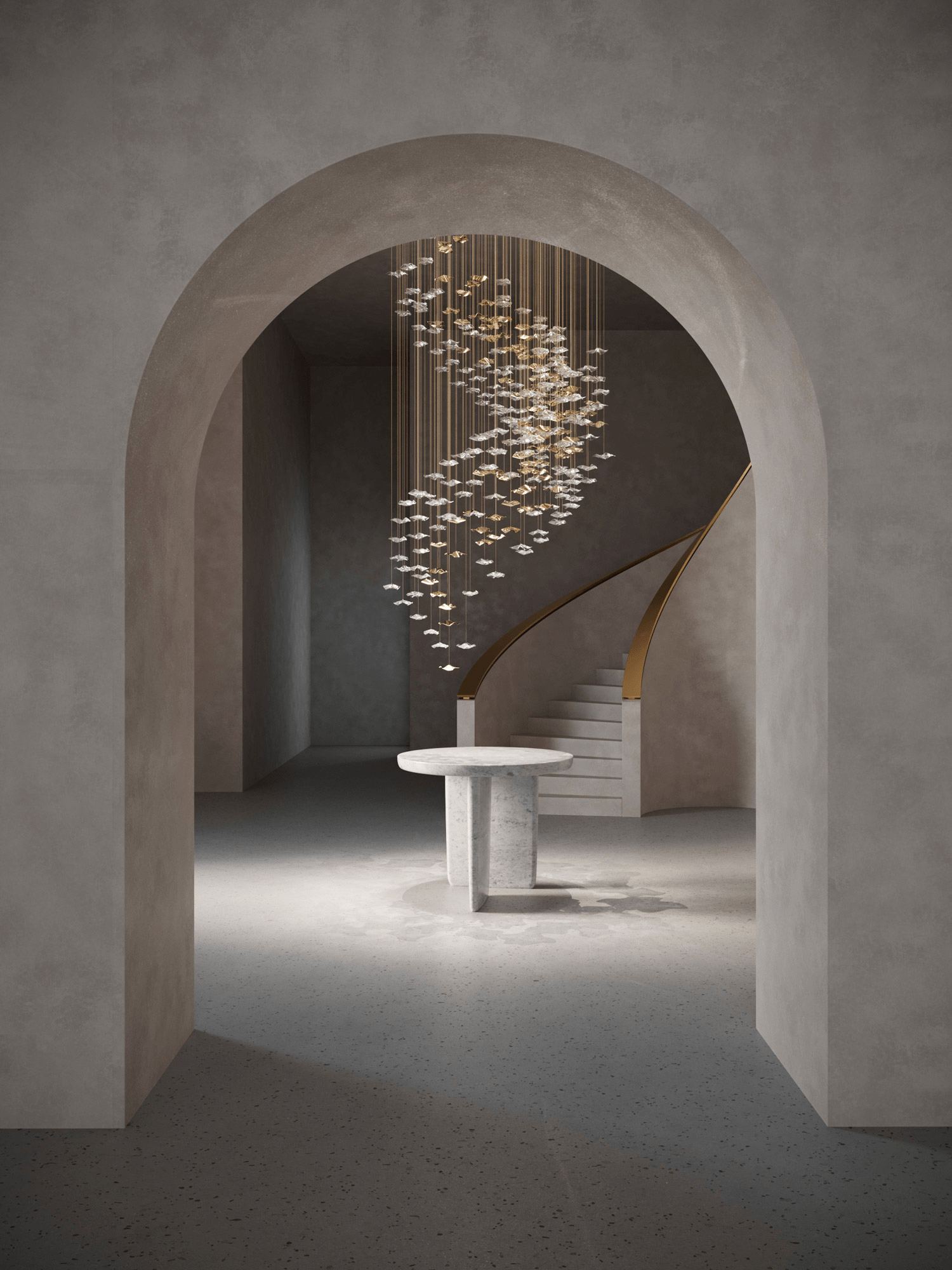 Cezorisra Luxury Brass Linear Chandelier - Letslighting