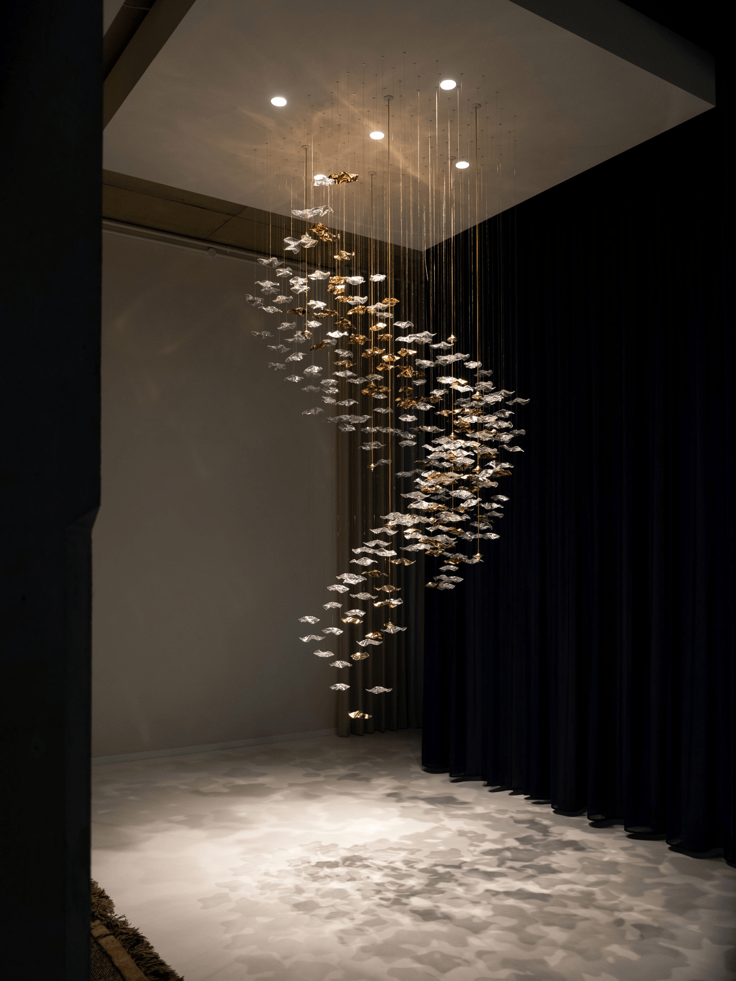 Cezorisra Luxury Brass Linear Chandelier - Letslighting