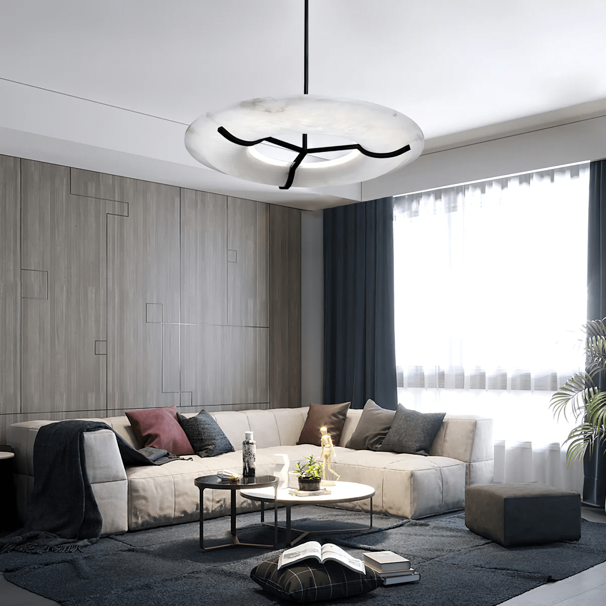 Uvare Alabaster Chandelier - Letslighting