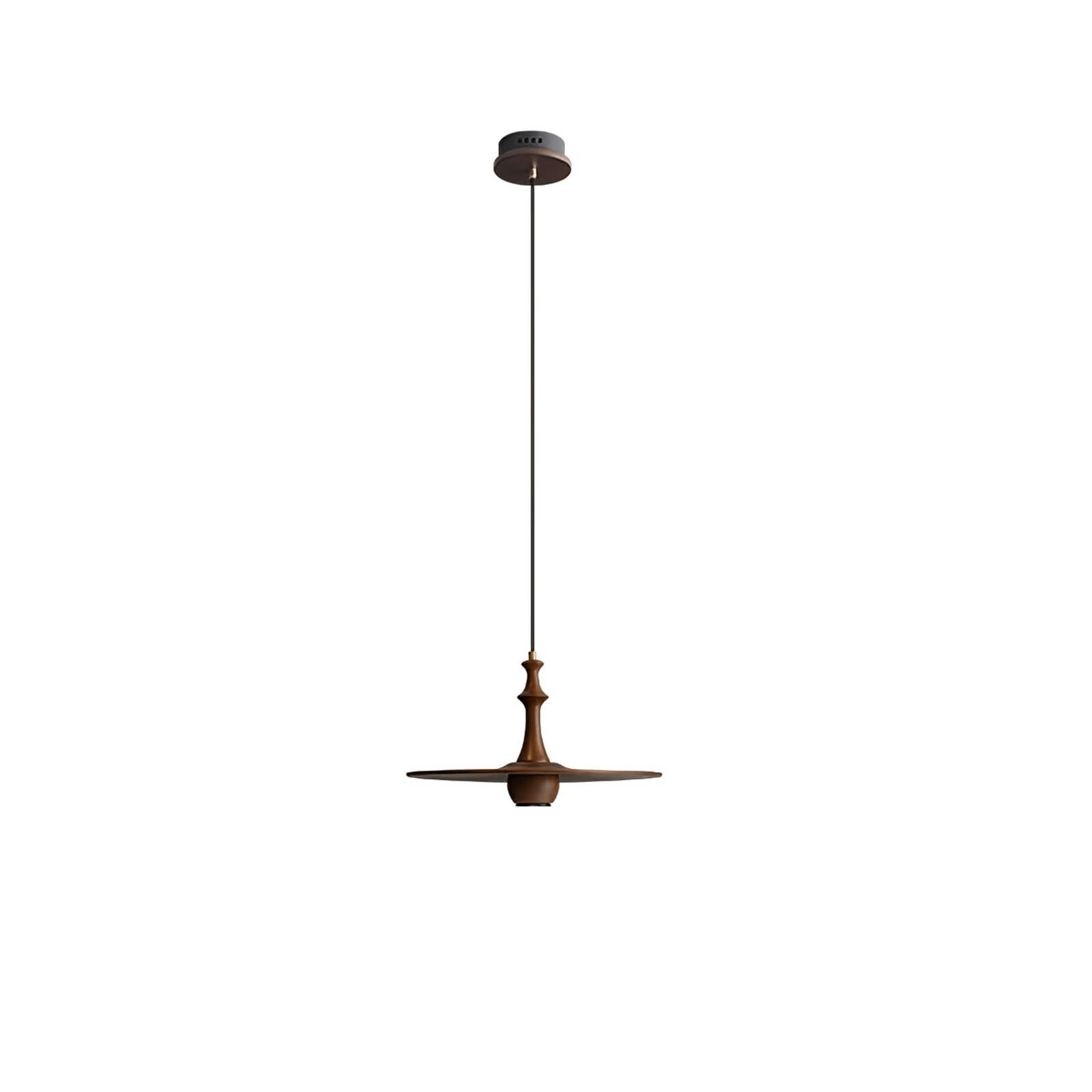 Wooden Spin Pendant Light - Letslighting