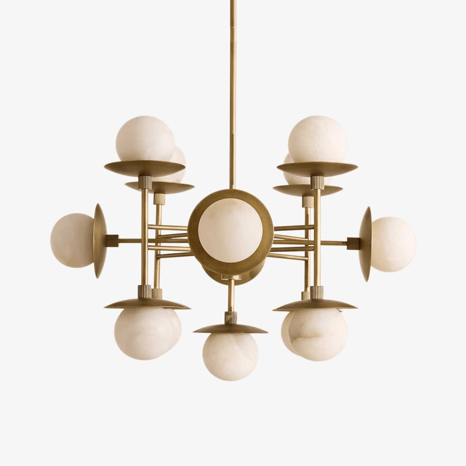 Oshayra Sputnik Alabaster Chandelier - Letslighting