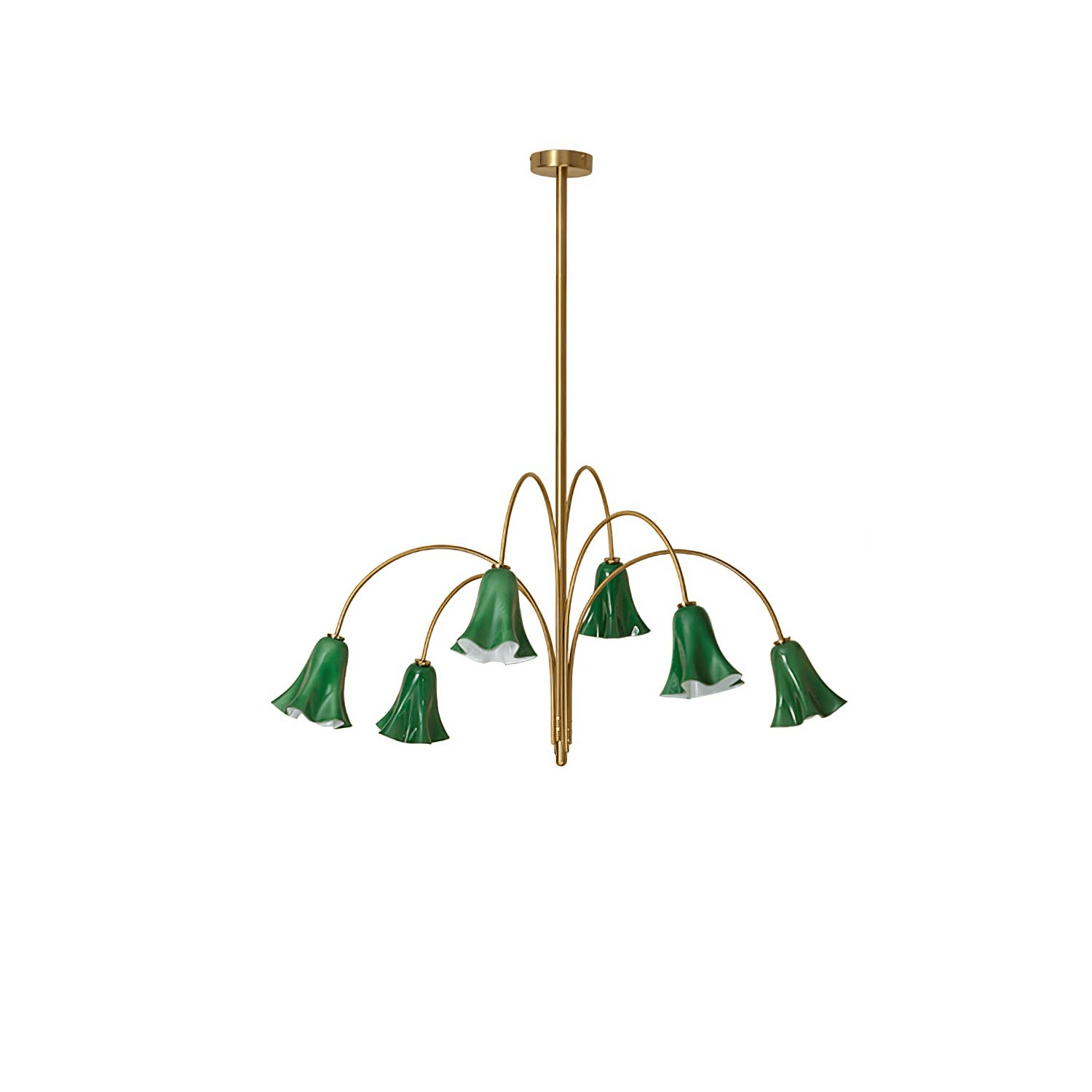 EmeraldBell Glass Pendant Chandelier - Letslighting