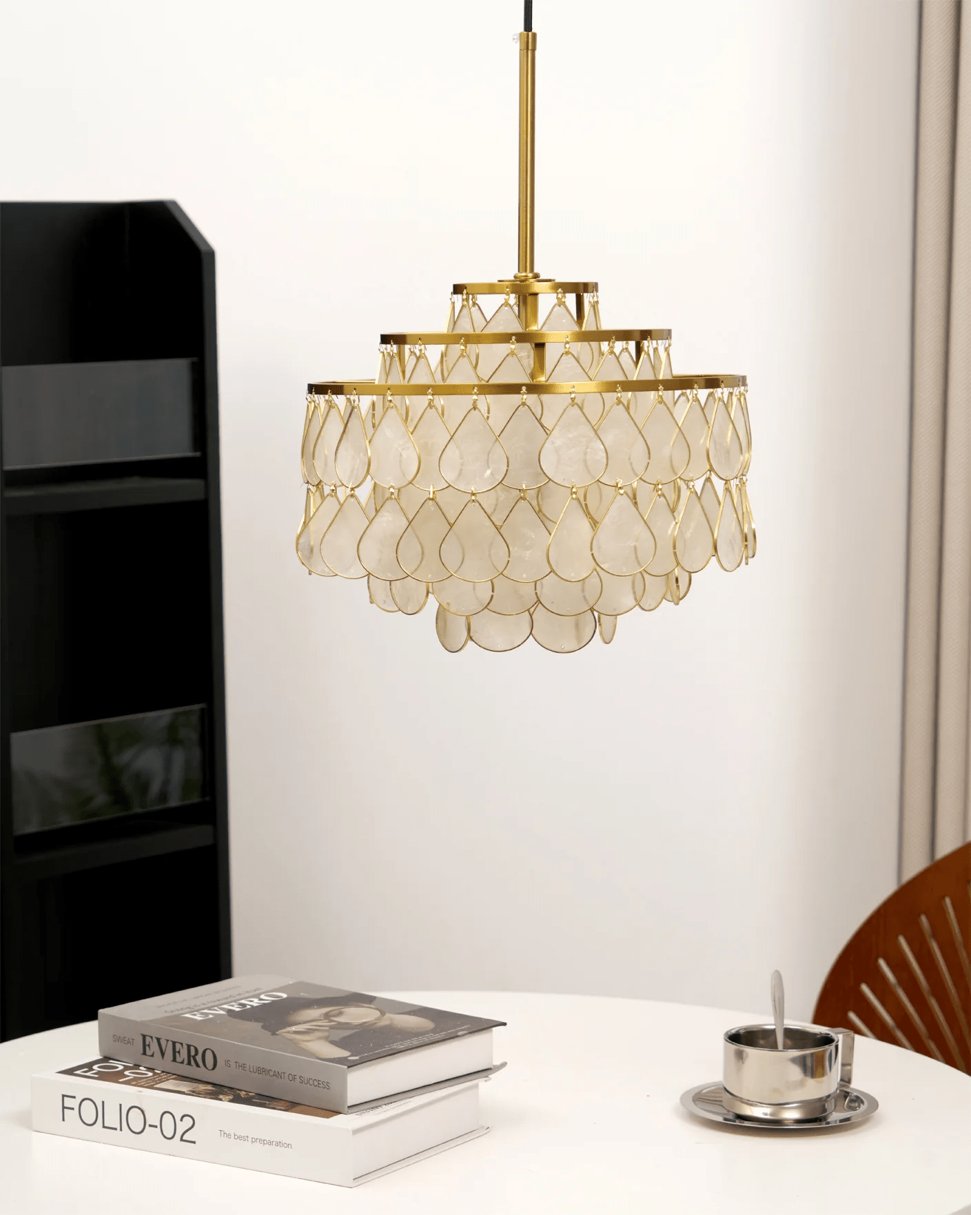 Teardrops Shell Chandelier - Letslighting