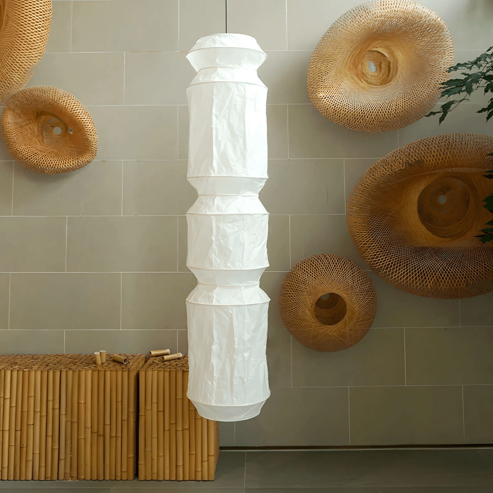 Washi Paper L6 Pendant Light - Letslighting