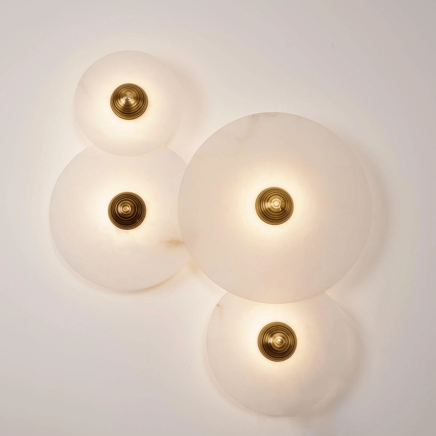 Selene Minimalist Alabaster Ceiling Light - Letslighting