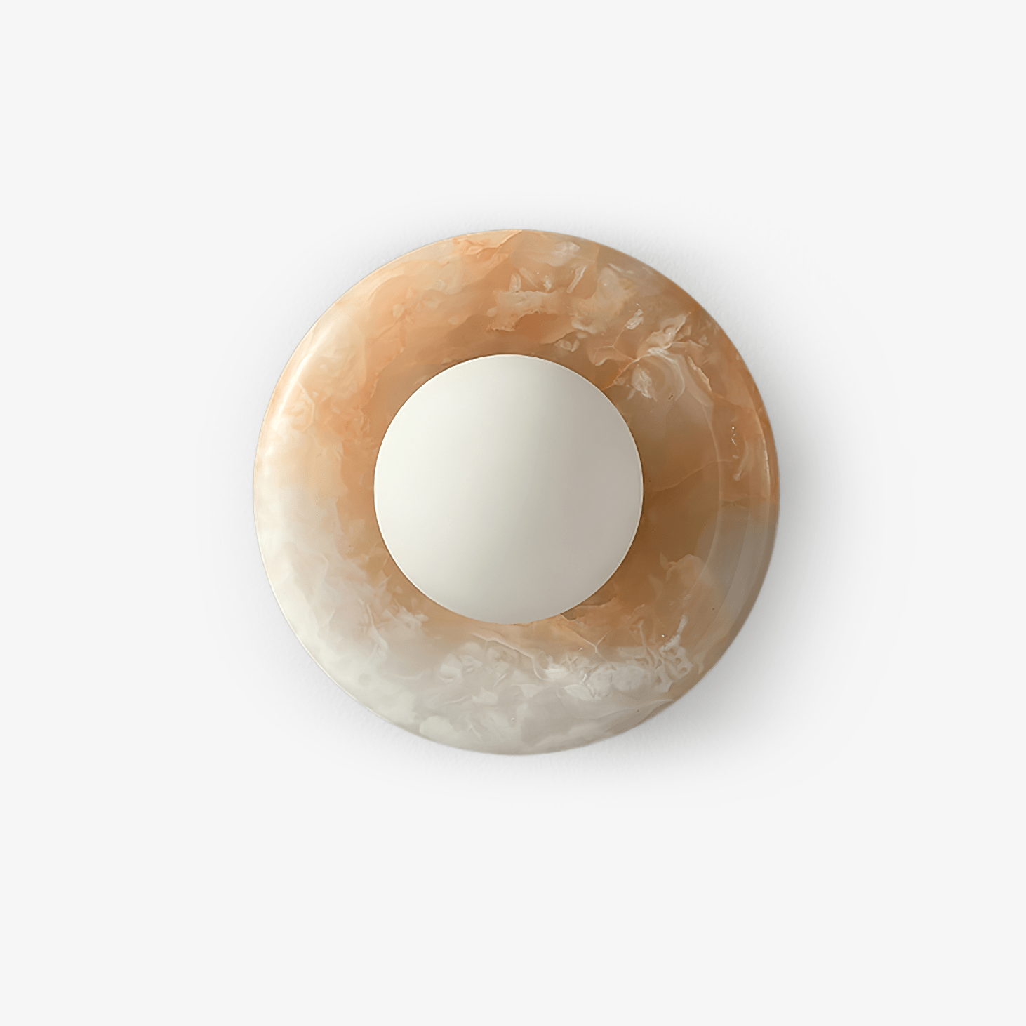 Amber Vintage Marble Wall Light - Letslighting